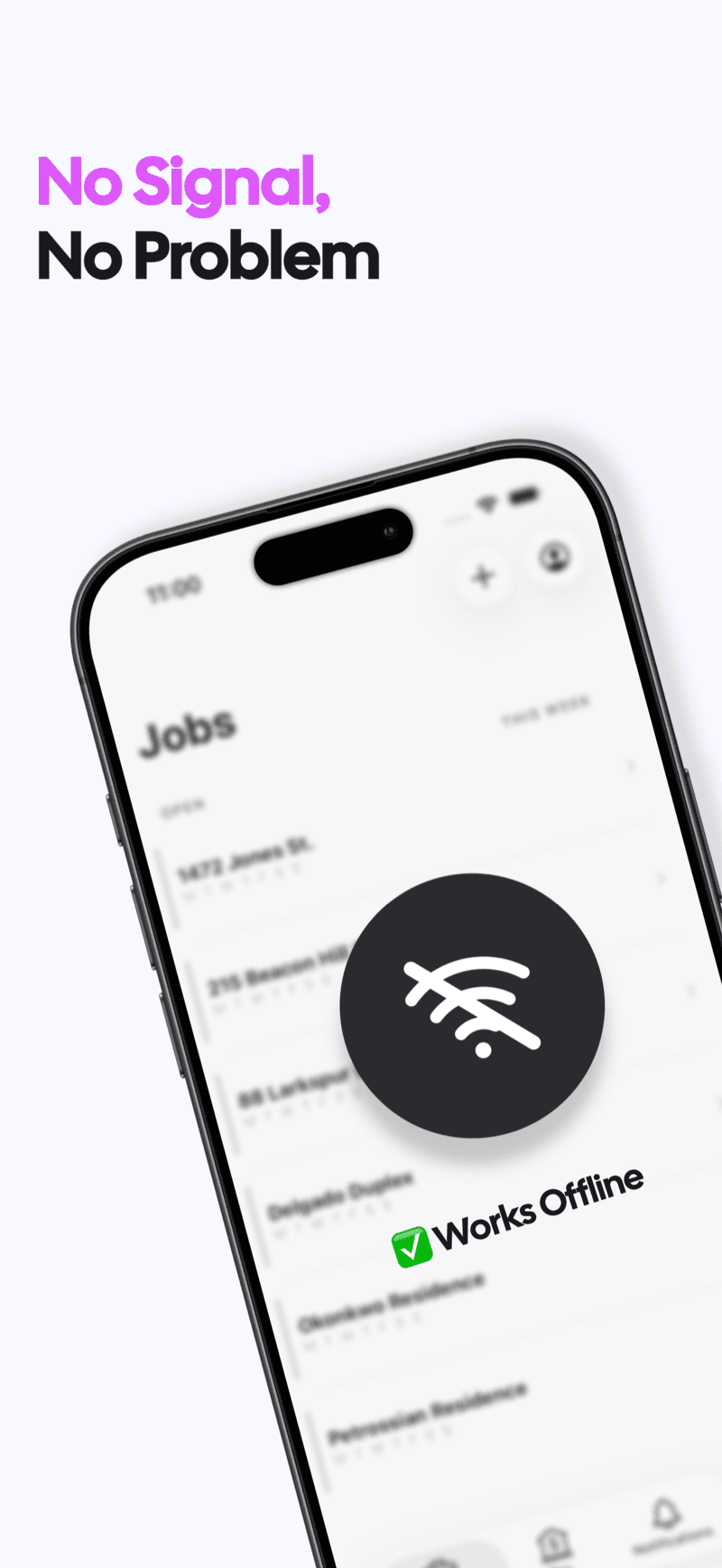 Valio works offline: track hours with no signal